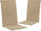 vidaXL - Tuinstoelkussens - 2 - st - hoge - rug - 120x50x3 - cm - stof - beige