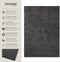 tectake® Soft Zone - Vloerkleed - Onderhoudsvriendelijk - Antislip - Antraciet - 160 x 230 cm