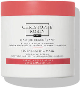 Christophe Robin Regenerating Mask with Prickly Pear Oil | 250 ml | Voor beschadigd en droog haar