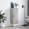 vidaXL - Hangkast - 34,5x34x90 - cm - grijs - sonoma - eikenkleurig