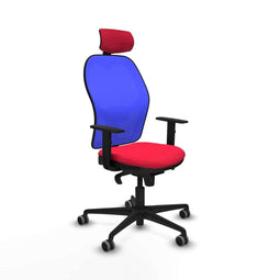 Piqueras y Crespo 1D036G2 - Bureaustoel - Hoofdsteun verstelbaar - Rood