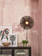 GOOD&MOJO Wandlamp Zanzibar - Rotan Zwart - Ø40cm - Binnen Modern