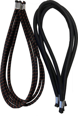 Elastieken voor Avyna Fitness trampoline (24x Zwart - 6x Oranje)