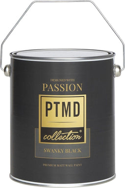 PTMD Premium wall paint Swanky Black 2,5L - Muurverf afwasbaar