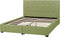 ROCHELLE - Bed opbergruimte - Groen - 160 x 200 cm - Polyester
