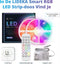 Lideka LED-Strip - 10 Meter - RGB - Afstandsbediening - Compatibel met Google en Alexa (2 stuks)
