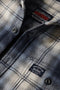 Superdry Wool Miller Overhemd - Roderick Check - Dark Blue - Maat M