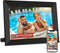 AyeWay Digitale Fotolijst - 10,1 Inch - Wifi - Touchscreen - Frameo App - Zwart