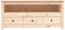 vidaXL - Tv-meubel - 114x35x52 - cm - massief - grenenhout
