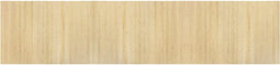 vidaXL - Vloerkleed - rechthoekig - 70x300 - cm - bamboe - lichtnaturel