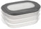 Sunware - Sigma home vleeswarendoos transparant grijs - 26,5 x 17,2 x 10,5 cm