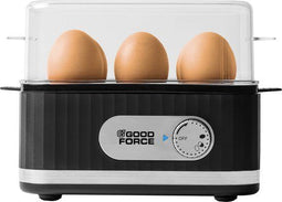GoodForce eierkoker - 1 - 6 eieren - automatische timer met alarm