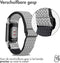 imoshion Elastisch nylon bandje - Geschikt voor Fitbit Charge 5, Charge 6 - Wit - One Size