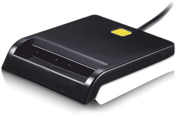 TooQ TQR-210B - Smartcardreader - USB 2.0 480 Mbps - Zwart