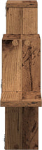 vidaXL - Wandplank - Oud - Hout - 104,5x10x43 - cm - Engineered - Wood