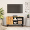 vidaXL - Tv-meubel - 80x33x46 - cm - massief - mangohout - en - bewerkt - hout