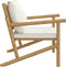 vidaXL - Tuinstoelen - 2 - st - met - crèmewitte - kussens - bamboe