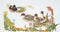 Thea Gouverneur - Borduurpakket met telpatroon - 2064 - Voorgesorteerde DMC Garens - Eenden - Linnen - 64 cm x 34 cm - DIY Kit