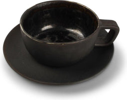 ANVIL kop en schotel 350 ml rusty (set/2)