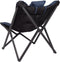 Bo-Camp Brandon - Relaxstoel - Aluminium frame - Gepolsterd Cationic - Blauw