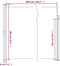 vidaXL - Windscherm - uittrekbaar - 200x300 - cm - wit