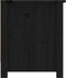 vidaXL - Schoenenkast - 110x38x45,5 - cm - massief - grenenhout - zwart