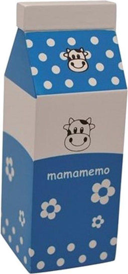 Mamamemo Pak Melk Hout 5 X 12 X 5 Cm Blauw