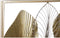 Wanddecoratie DKD Home Decor Gouden Metaal Blad van een plant (54 x 5 x 91,5 cm)