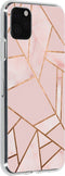 Hoesje Siliconen Geschikt voor iPhone 11 Pro Max - Design Backcover siliconen - Meerkleurig / Pink Graphic