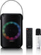 Lenco BTC-060BK - Karaoke Set - Bluetooth 5.2 Draadloze Microfoon - Zwart