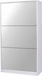 Feel Furniture - Schoenenkast met spiegel - 3 Laden - Wit
