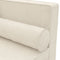 vidaXL - Chaise - longue - met - kussens - en - bolster - fluweel - crèmekleurig