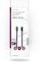 Nedis Lightning Kabel - USB 2.0 - Apple Lightning 8-Pins - USB-C Male - 1.00 m - Zwart