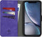 iMoshion Hoesje Geschikt voor iPhone Xr Hoesje Met Pasjeshouder - iMoshion Uitneembare 2-in-1 Luxe Bookcase - Paars