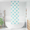 vidaXL - Doucherolgordijn - 80x240 - cm - stofbreedte - 76 - cm