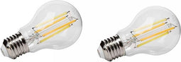 Hyundai Home - Klassieke Smart CW LED Gloeilamp - E27 - 2 stuks