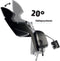 Bobike Evolve Maxi - Achterzitje - 5-punts gordel 20º slaapstand - Urban Black