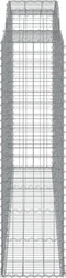 vidaXL - Schanskorven - 3 - st - gewelfd - 300x50x180/200 - cm - ijzer