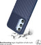 iMoshion Hoesje Geschikt voor Samsung Galaxy A54 (5G) Hoesje Siliconen - iMoshion Thunder Backcover - Donkerblauw