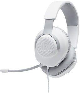 JBL Quantum 100 - Gaming Headset - Afneembare microfoon - Wit