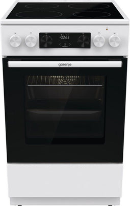Gorenje GEC5C43WGAMZ - Keramisch fornuis - 70L oven - Pizzafunctie - Wit