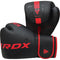 RDX F6 Kara - Bokshandschoenen - Quadro-Dome-3 technologie - Rood (14 oz)