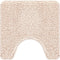 vidaXL - U-Vorm - Badmat - Crème - 50x50 - cm - Polypropyleen - Antislip