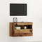 vidaXL - TV - Wandkast - met - LED - Verlichting - Oud - Hout - 60x30x40 - cm