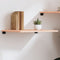 vidaXL - Wandschap - 60x50x2 - cm - onbehandeld - massief - eikenhout