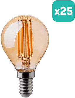 V-TAC VT-1953-N - LED Lamp - 4W 350 Lumen 2200K E14 Amber - IP20 (25 stuks)