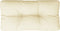 vidaXL - Palletkussen - 80x40x12 - cm - stof - crèmekleurig