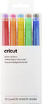 Cricut Glittergelpennen – Rainbow + Roze, Bruin en Zwart (10 stuks)