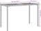 vidaXL Tuintafel met acaciahouten blad 115x54x74 cm poly rattan zwart