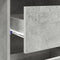 vidaXL - Grijs - Schrijfbureau - Betonnen - grijs - Beton - Standaard - Opslag